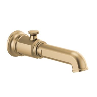 Click here to see Brizo RP100327GL Brizo Invari Wall Mounted Diverter Tub Spout, Solid Brass, 1/2