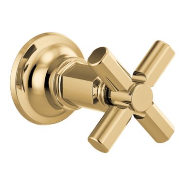 Click here to see Brizo T66678-PG Brizo Invari Sensori Volume Control Trim with Cross Handle, Brilliance Polished Gold - T66678-PG