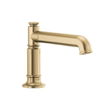 Click here to see Brizo T67376-GLLHP Brizo Invari Two-Handle Roman Tub Faucet Trim, 3-Hole, Deck-Mount, Less Handles, Brilliance Luxe Gold - T67376-GLLHP