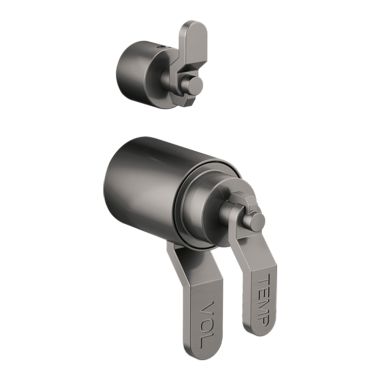 Click here to see Brizo HL7534-SL Brizo Industrial Lever Handle Kit for Litze Thermostatic Valve with Diverter Trim,  ADA, Brilliance Luxe Steel - HL7534-SL