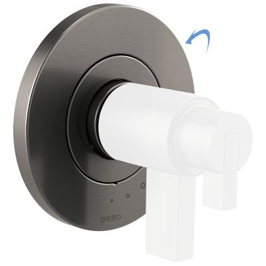 Click here to see Brizo T60035-SLLHP Brizo Litze TempAssure Thermostatic Two-Handle Valve Trim, Less Handles, Brilliance Luxe Steel - T60035-SLLHP