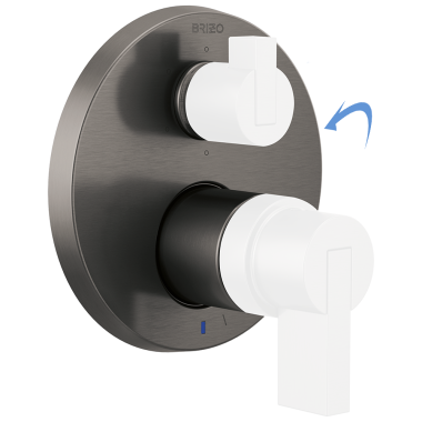 Click here to see Brizo T75P635-SLLHP Brizo Litze Pressure Balance Valve Trim w/ 6-Function Diverter Trim, Less Handles, Luxe Steel - T75P635-SLLHP