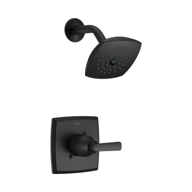 Click here to see Delta T14264-BL Delta Ashlyn Monitor 14 Series Shower Only Trim, Single-Handle, Lever Handle, Matte Black - T14264-BL