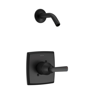Click here to see Delta T14264-BLLHD Delta Ashlyn Monitor 14 Series Pressure-Balanced Shower Faucet, Single-Handle, Lever Handle, Less Showerhead, Matte Black - T14264-BLLHD