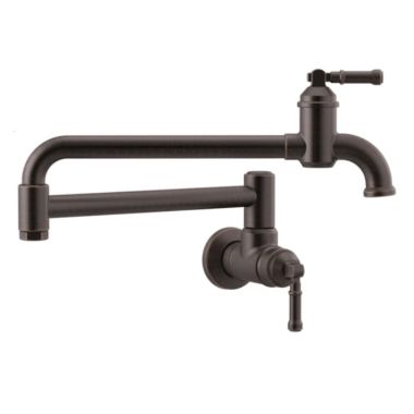 Click here to see Delta 1190LFL-RB Delta Broderick Wall-Mount Pot Filler Faucet, Venetian Bronze - 1190LFL-RB
