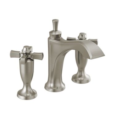 Click here to see Delta 3557-SSMPU-DST Delta Dorval Stainless Lavatory Faucet for 4