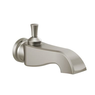 Click here to see Delta RP100196SS Delta RP100196SS Dorval Wall-Mount Tub Spout w/ Pull-Up Diverter, Stainless Steel
