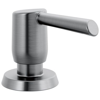 Click here to see Delta RP100736AR Delta Essa Metal Soap Dispenser, Arctic Stainless - RP100736AR