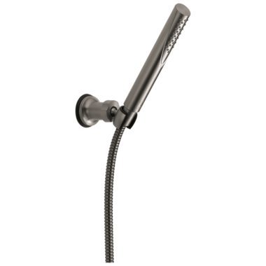 Click here to see Delta 55085-KS Delta Compel Premium Single-Setting Wall Mount Hand Shower, 1.75 GPM, Black Stainless - 55085-KS