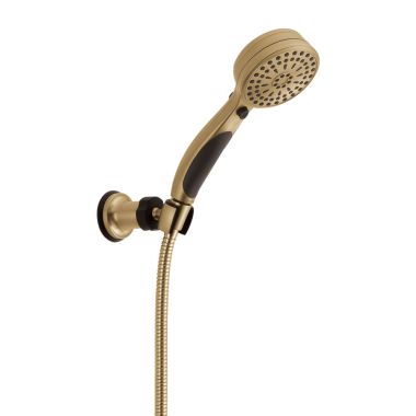 Click here to see Delta 55424-CZ Delta Universal Showering ActivTouch 9-Setting Wall Mount Hand Shower, 2.5 GPM, Champagne Bronze - 55424-CZ