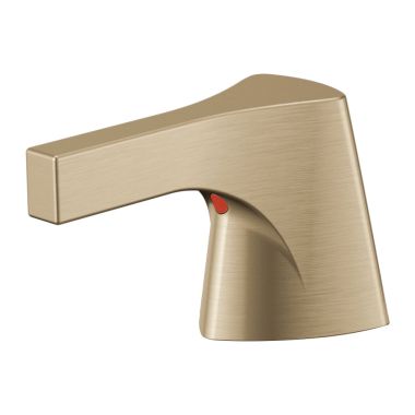 Click here to see Delta H274CZ Delta Zura Metal Lever Handle Set for Bathroom Faucets, ADA, Brilliance Champagne Bronze, Pack of 2 - H274CZ