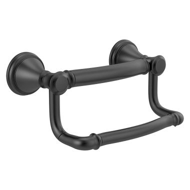 Click here to see Delta 41350-BL Delta Décor Assist Traditional Toilet Paper Holder with Assist Bar, ADA-Compliant, Matte Black - 41350-BL
