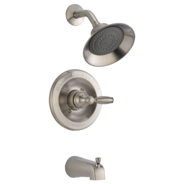 Click here to see Delta P188775-BN-140 Peerless Brushed Nickel Tub/Shower Trim, Touch Clean, WaterSense, ADA - P188775-BN-140