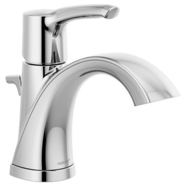 Click here to see Peerless P1535LF Peerless Parkwood Single-Hole Bathroom Faucet with 50/50 Pop-Up Drain, Single-Handle, 1.0 GPM, Lever Handle, ADA, WaterSense, Chrome - P1535LF