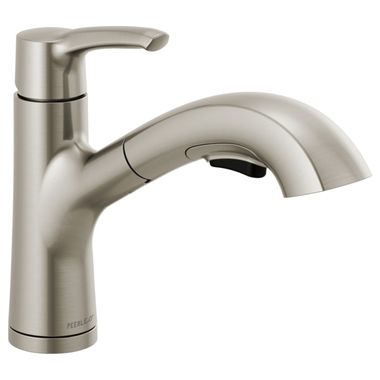 Click here to see Peerless P6935LF-SS Peerless Parkwood Stainless Single Handle Two-Function Pulldown Kitchen Faucet - P6935LF-SS