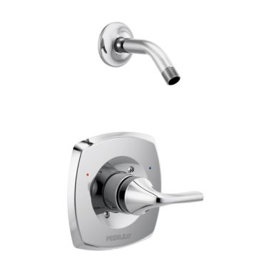 Click here to see Peerless PTT14235-LHD Peerless Parkwood MultiChoice  6-Setting Shower Faucet with Pressure Balance Cartridge, Less Showerhead, Trim Only, 1.5 GPM, Polished Chrome - PTT14235-LHD