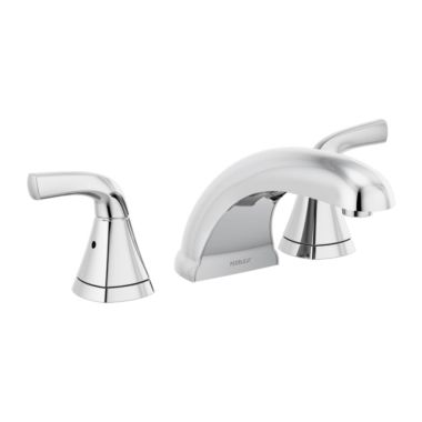 Click here to see Peerless PTT4335 Peerless Parkwood Roman Tub Faucet Trim, Polished Chrome, Lever Handles, 6-3/4in Spout Reach, Deck-Mounted, 3-hole 6-16in installation - PTT4335