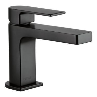 Click here to see Peerless P1519LF-BL-LPU Peerless Xander Single-Hole Bathroom Faucet, Single-Handle, 1.0 GPM, Lever Handle, ADA, WaterSense, Less Pop-Up, Matte Black - P1519LF-BL-LPU