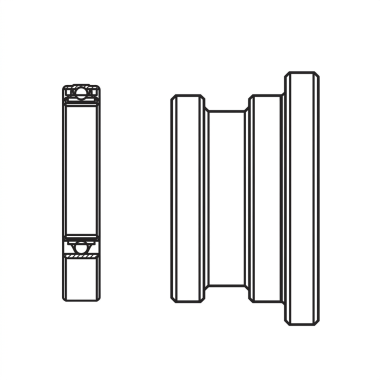 Click here to see Brizo RP101194GL Brizo Invari Cap and Friction Ring for Cross Handle, Brilliance Luxe Gold - RP101194GL