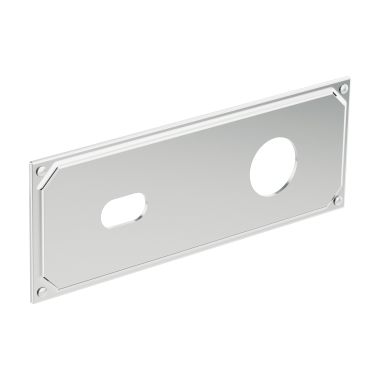 Click here to see Brizo RP100323PC Brizo Invari Wall-Mount Rectangular Lavatory Escutcheon Plate, Polished Chrome - RP100323PC