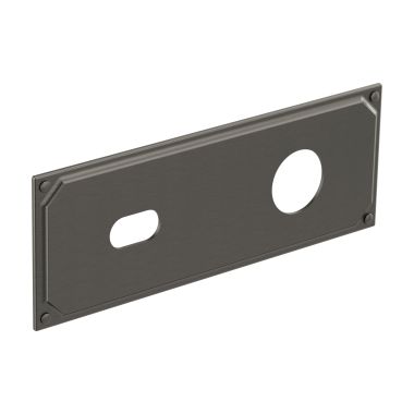 Click here to see Brizo RP100323SL Brizo Invari Wall-Mount Rectangular Lavatory Escutcheon Plate, Brilliance Luxe Steel - RP100323SL