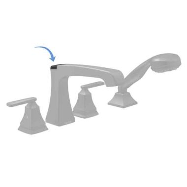 Click here to see Delta RP77860BL Delta RP77860BL Ashlyn Lift Rod & Finial for Diverter, Matte Black