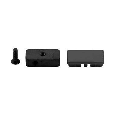 Click here to see Delta RP72432BL Delta End Cap, Screw, and Top Elbow - Matte Black (RP72432BL)