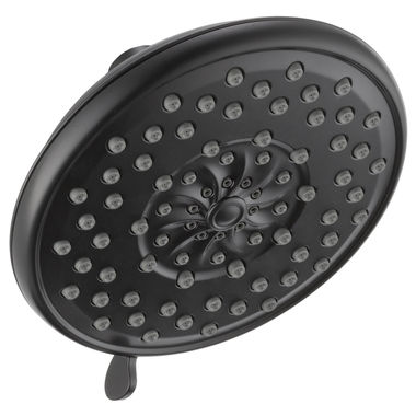 Click here to see Peerless RP93997BL Peerless Xander Series Multi-Function Wall Mount Showerhead with Touch-Clean, 1.5 GPM, 80 PSI, WaterSense, Matte Black - RP93997BL