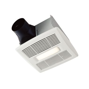 Click here to see Broan AE50-110CL Broan-NuTone Flex DC Ventilation Bath Fan with LED Light, 50/80/110 CFM - AE50110DCL