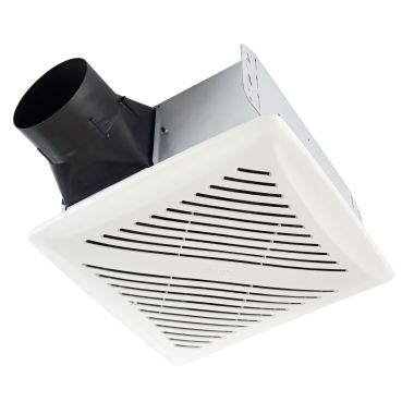 Click here to see Broan AE50-110DCS Broan-NuTone Flex DC Ventilation Bath Fan with Humidity Sensing, 50/80/110 CFM, Energy Star Rated - AE50110DCS