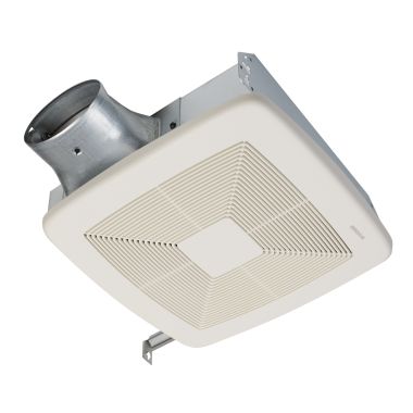 Click here to see Broan LP501000DC Broan-NuTone Lo-Profile Bathroom Exhaust Fan, 50/80/110 CFM - LP50100DC