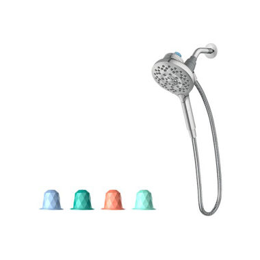 Click here to see Moen IN208H2 Moen Aromatherapy 2-in-1 Shower with INLY Shower Capsules, 6-Function Hand Shower, 1-Function Rainshower, Magnetix Docking System, 1.75 GPM, Chrome - IN208H2