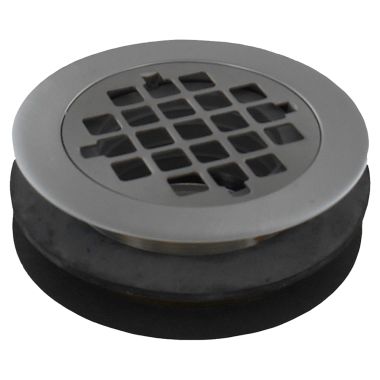 Click here to see Kohler 9132-G Kohler K-9132-G Brushed Chrome Shower Drain W/Grid Strainer