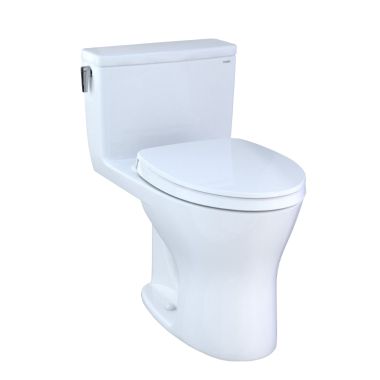 Click here to see Toto MS856124CEMG#01 TOTO UltraMax 1-Piece Elongated Toilet with Soft Close Seat and Sanagloss, 1.28 GPF, Cotton - MS856124CEMG#01