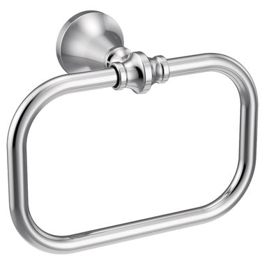 Click here to see Moen YB0586CH Moen CSI Colinet Wall Mounted Towel Ring, Zinc Constructed, Chrome - YB0586CH