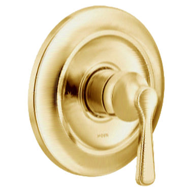 Click here to see Moen UTS344301BG Moen Colinet M-CORE 3-Series Valve Trim, Lever Handle, Brushed Gold - UTS344301BG