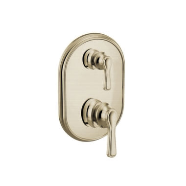 Click here to see Moen UTS9211BN Moen Colinet M-CORE 3-Series Valve Trim w/ Transfer, Lever Handles, Brushed Nickel - UTS9211BN