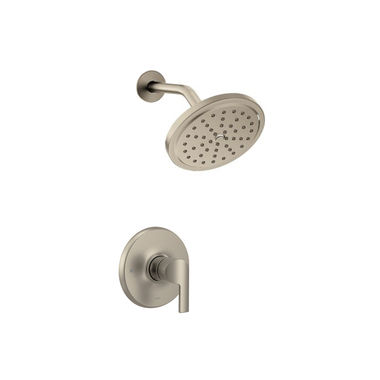 Click here to see Moen UTS3202EPBN Moen M-Core 3-Series 7” Single-Function Shower Trim + Immersion Rainshower Technology, 1.75 GPM, Brushed Nickel, Eco-Performance - UTS3202EPBN