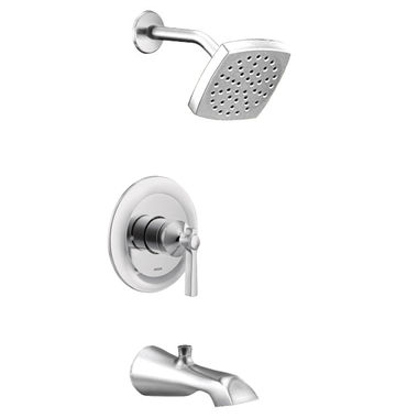 Click here to see Moen UTS3913EP Moen Flara M-Core 3-Series Tub/Shower Faucet with 1.75 GPM Rainshower, 1-Function, Single Lever Handle, M-PACT, Immersion, Chrome - UTS3913EP