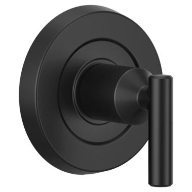 Click here to see Moen UT2921BL Moen Gibson M-CORE Transfer Valve Trim, Lever Handle, Matte Black - UT2921BL