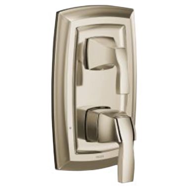 Click here to see Moen UT3611NL Moen Voss M-CORE 3-Series Valve Trim w/ Transfer, Lever Handles, Polished Nickel - UT3611NL