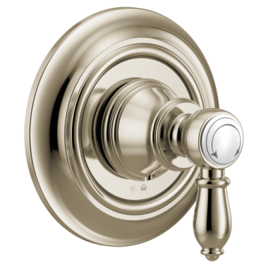 Click here to see Moen UTS32205NL Moen Weymouth M-CORE Transfer Valve Trim, Lever Handle, Polished Nickel - UTS32205NL