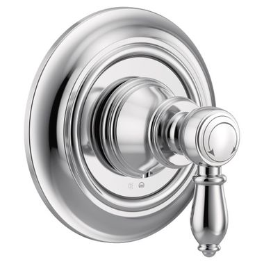 Click here to see Moen UTS32205 Moen Weymouth M-CORE Transfer Valve Trim, Lever Handle, Polished Chrome - UTS32205