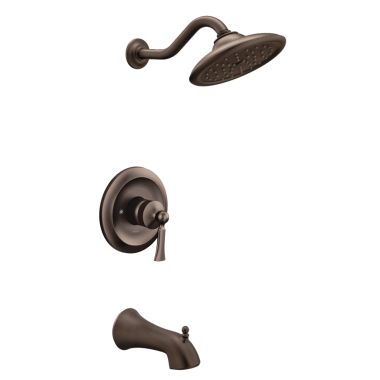 Click here to see Moen UT35503EPORB Moen Wynford M-Core 3-Series Tub/Shower Faucet with 1.75 Rainshower, 1-Function, Single Lever Handle, M-PACT, Immersion, Oil Rubbed Bronze - UT35503EPORB