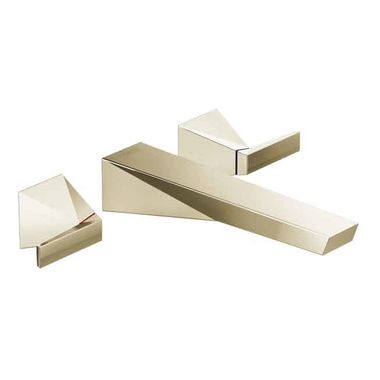 Click here to see Delta T3543LF-PNWL Delta Trillian Wall-Mount Polished Nickel Lavatory Faucet Trim for 8