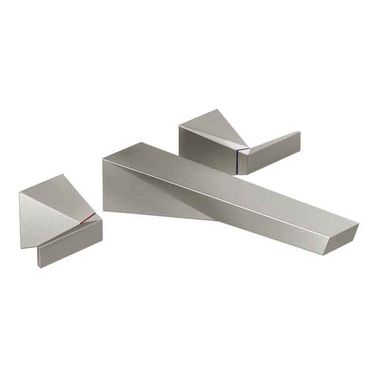 Click here to see Delta T3543LF-SSWL Delta Trillian Wall-Mount Stainless Lavatory Faucet Trim for 8