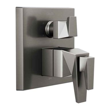 Click here to see Delta T27T943-KS Delta T27T943-KS Trillian TempAssure Valve Only Trim with 6-Setting Diverter, Black Stainless