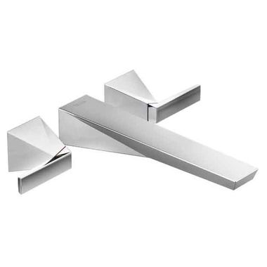 Click here to see Delta T5743-WL Delta Trillian Two-Handle Wall-Mount Tub Filler Trim, Lever Handles, ADA-Compliant, Chrome - T5743-WL