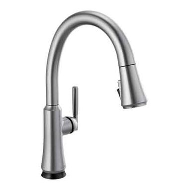 Click here to see Delta 9179T-AR-DST Delta Coranto Single Handle Pull-Down Kitchen Faucet, Touch2O, Touch-Clean, Diamond Seal, MagnaTite, ADA, 1.8 GPM, Arctic Bronze - 9179T-AR-DST