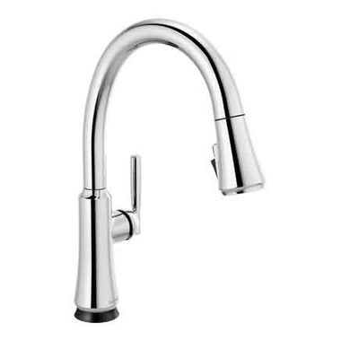 Click here to see Delta 9179T-DST Delta Coranto Single Handle Pull-Down Kitchen Faucet, Touch2O, Touch-Clean, Diamond Seal, MagnaTite, ADA, 1.8 GPM, Polished Chrome - 9179T-DST